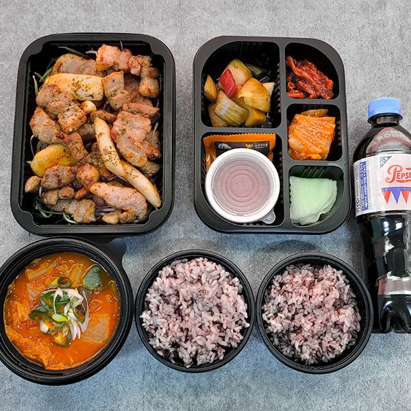 삼반2인 도시락 - 삼겹살